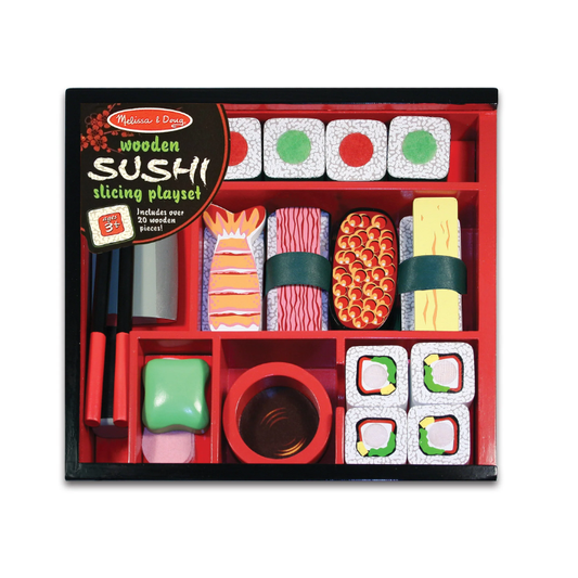 Wooden Sushi Slicing Playset
