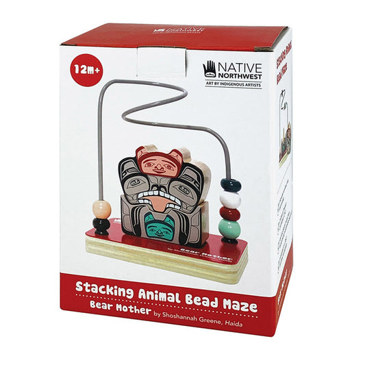 Stacking Animal Bead Mazes - Bear Mother