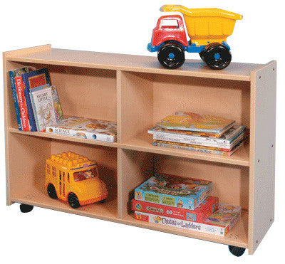 Melamine Four Section Storage Unit