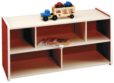 Melamine Low Storage Unit (Five Compartments)