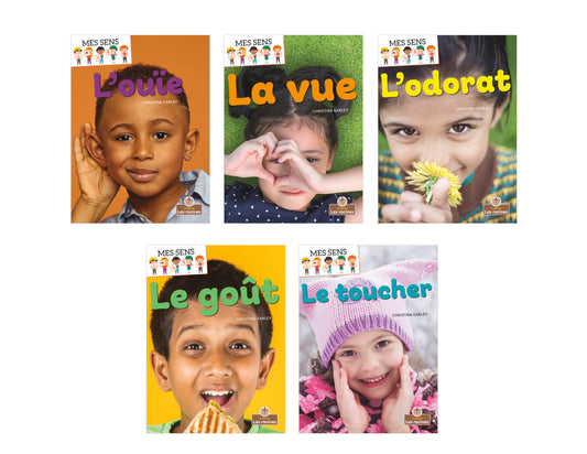 Mes sens (My Senses) - Set of 5 Books