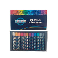 Metallic Oil Pastels- Set of 12