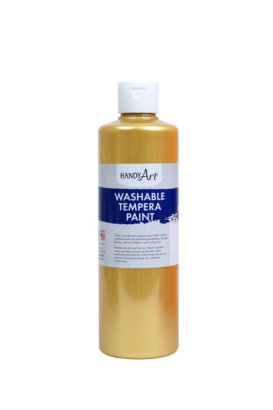 Handy Art Metallic Washable Tempera Paint -473ml