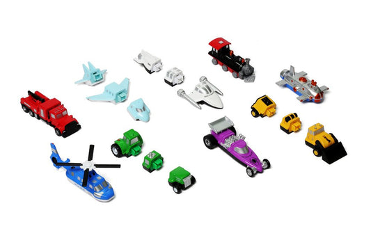 Micro Match & Mix Vehicles - Deluxe: 9 Vehicles