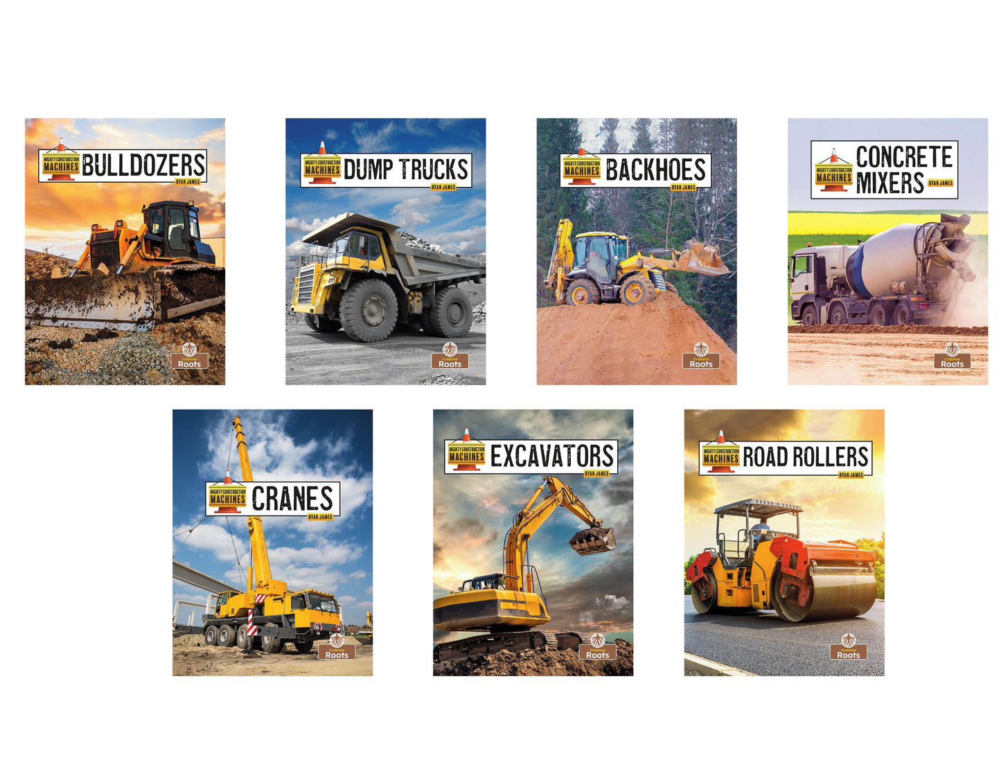 Mighty Construction Machines - Set of 7 Books