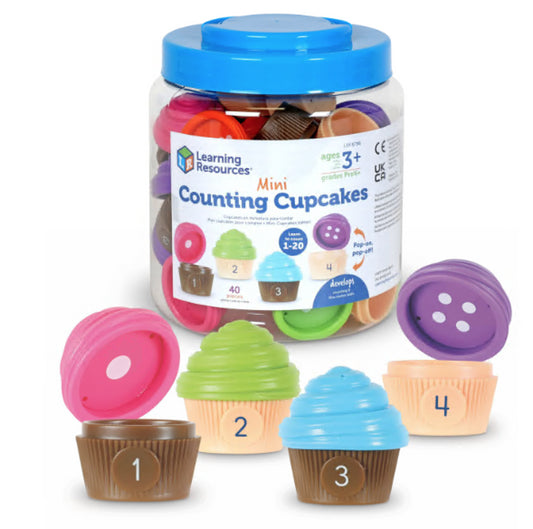 Mini Counting Cupcakes