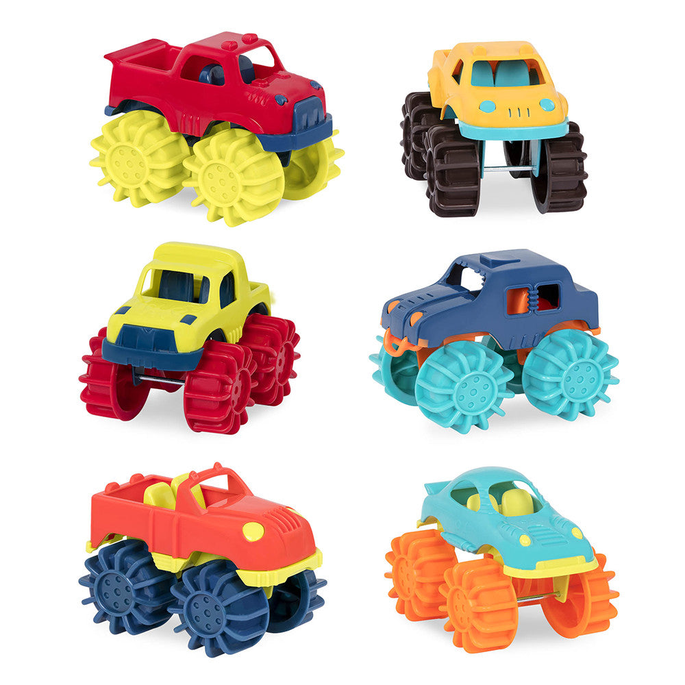 Mini Monster Trucks Set of 6