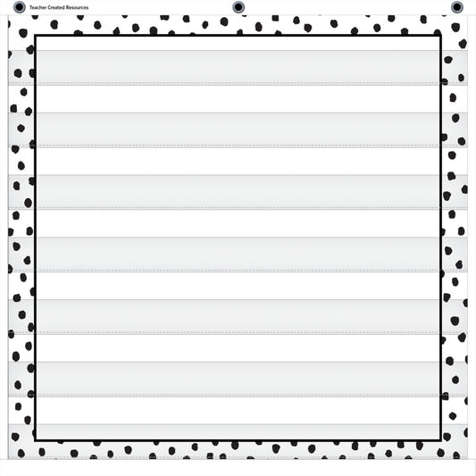 Mini Pocket Chart- Black Dots