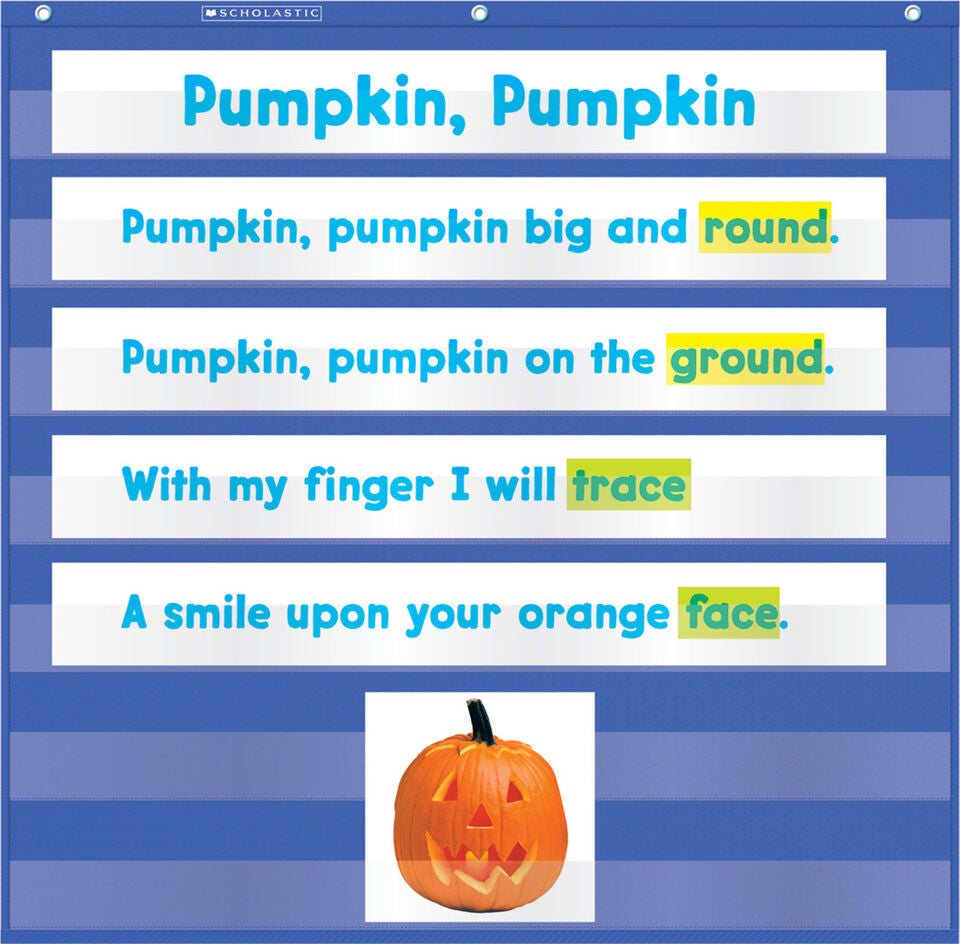 Mini Pocket Chart (Blue)