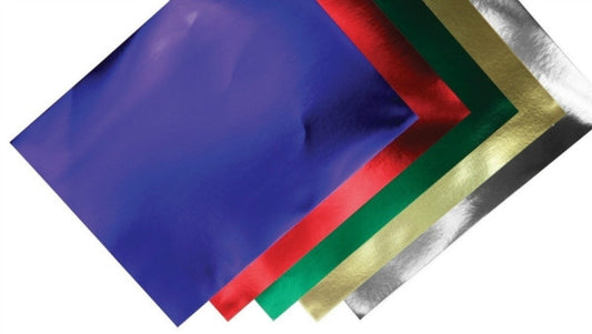 Mirror Board Sheets 8.5" x 11" Assorted Colours - 6 sheets