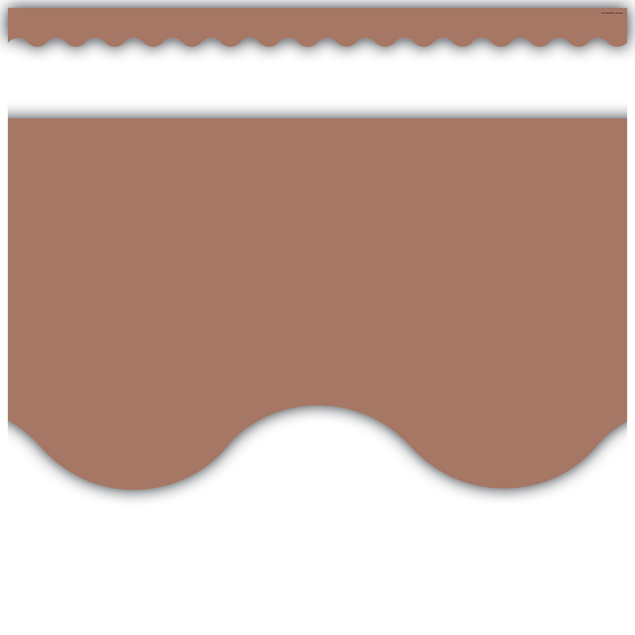 Mocha Scalloped Border Trim – Sonsuh Educational Supplies Inc.