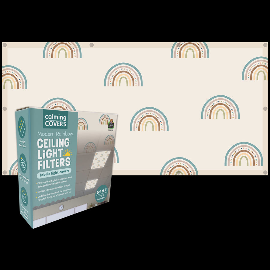 Modern Rainbow Calming Covers Ceiling Light Filter