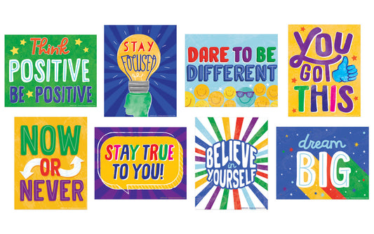 Motivational Mini Poster Set (8 Pack)