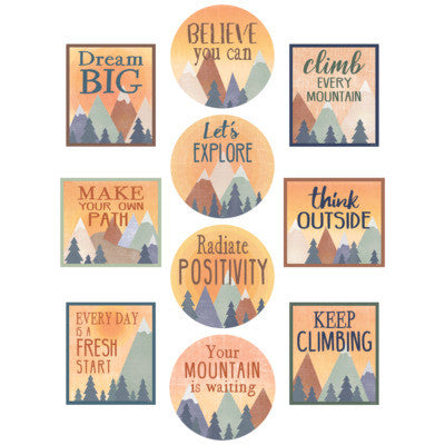 Moving Mountains Positive Sayings Accents (30 Pcs)