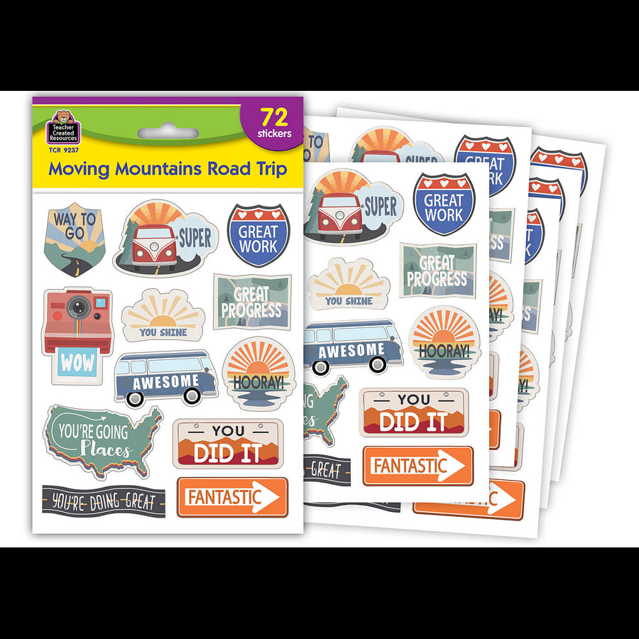 Moving Mountains Road Trip Stickers