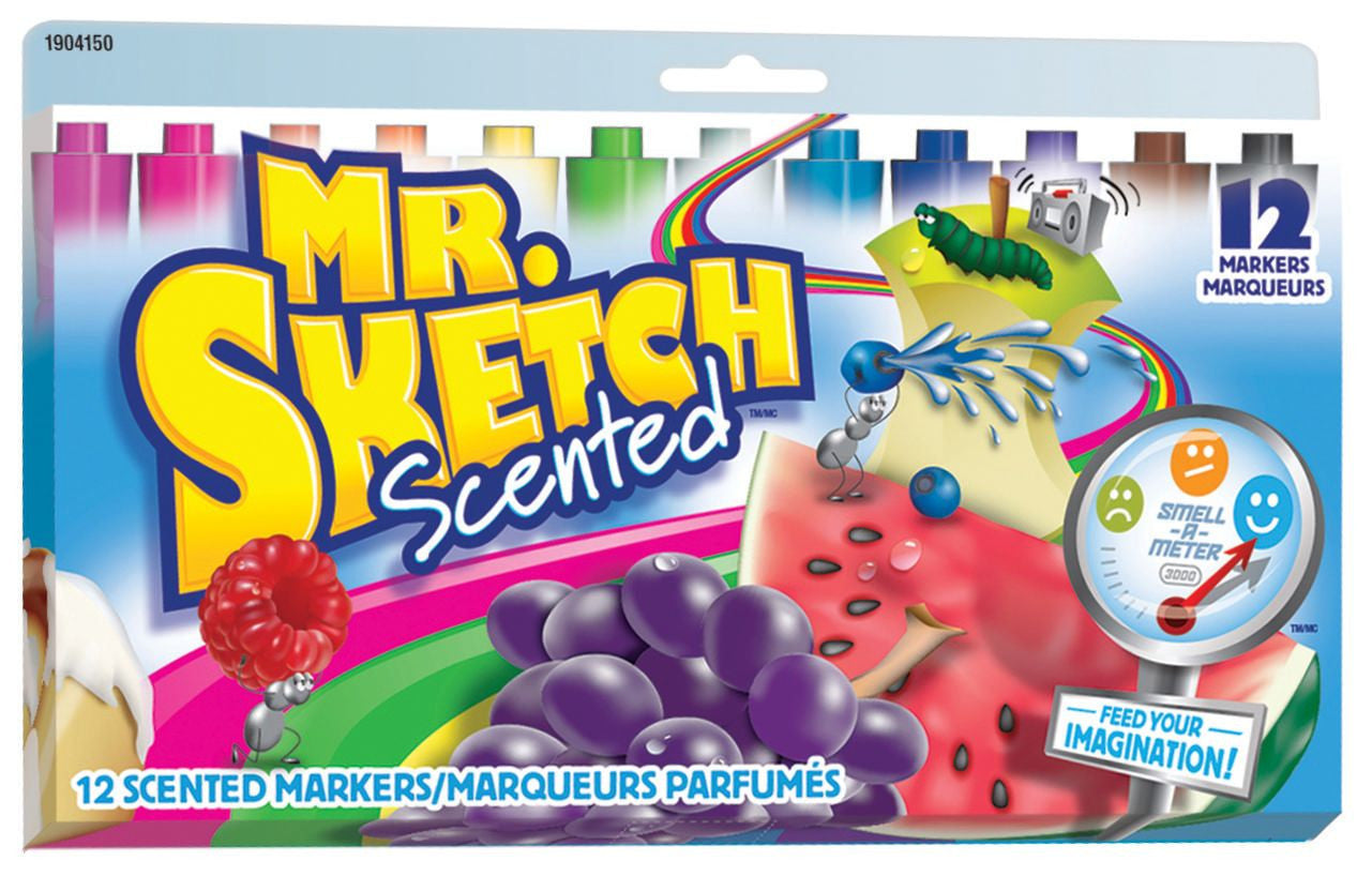 Mr. Sketch Scented Colour Markers, Assorted, 12-Pack