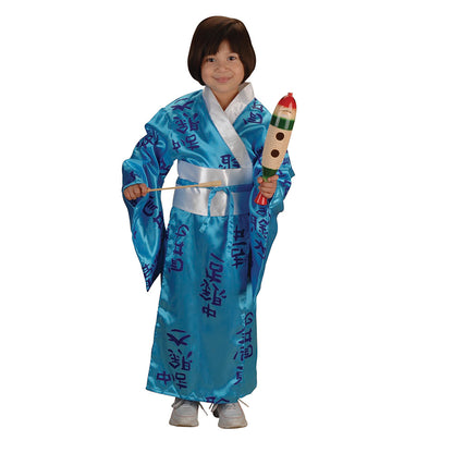 Blue Sash Celebration Robe - East Asia - Girl
