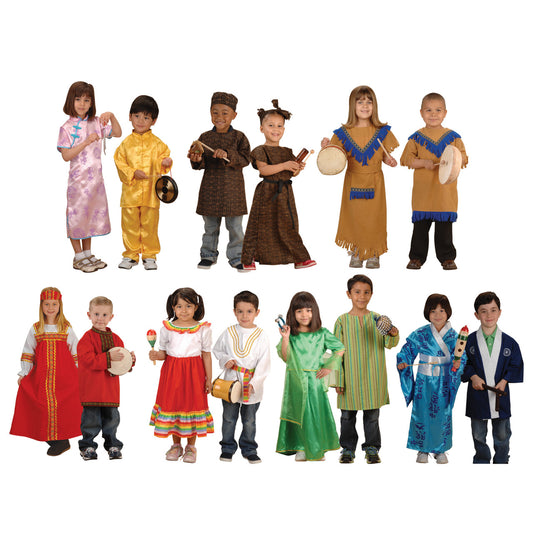 Ethnic Outfits Set - 14 Costumes