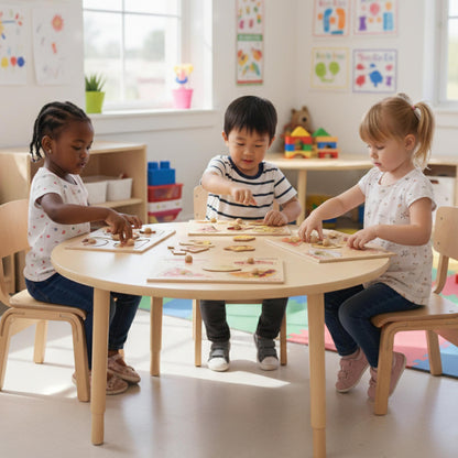 Set of 5 Multicultural Food Puzzles