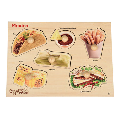 Knob Food Puzzle - Mexico