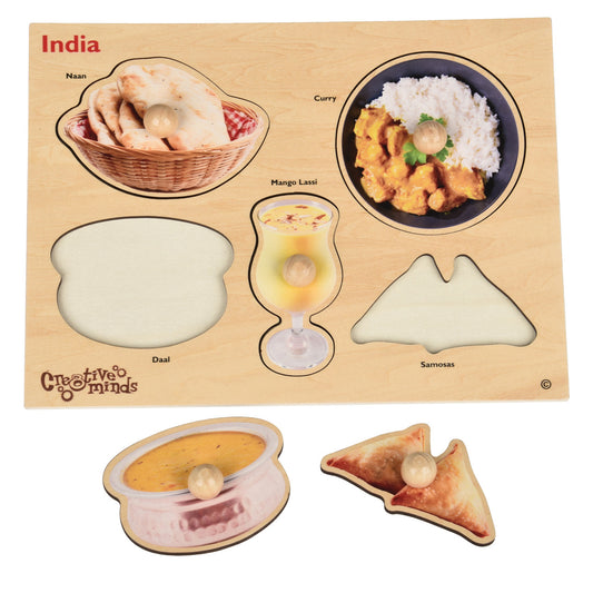 Knob Food Puzzle - India
