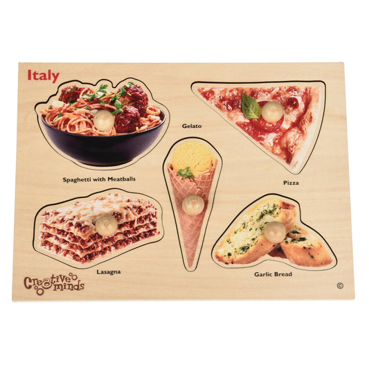Knob Food Puzzle - Italy