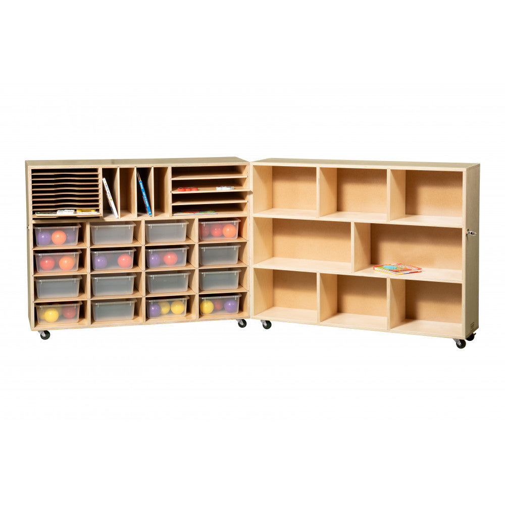 Multi-Bin/8 Compartment Combo - Hinged