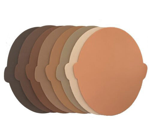 Multicultural Foam Shapes - 6.6" Faces