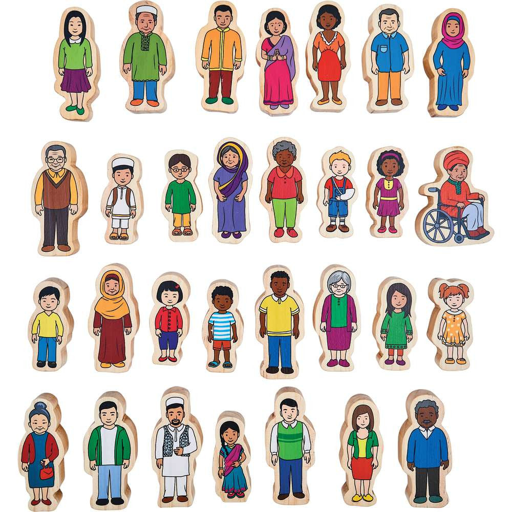 My Family 30 Wooden Pcs