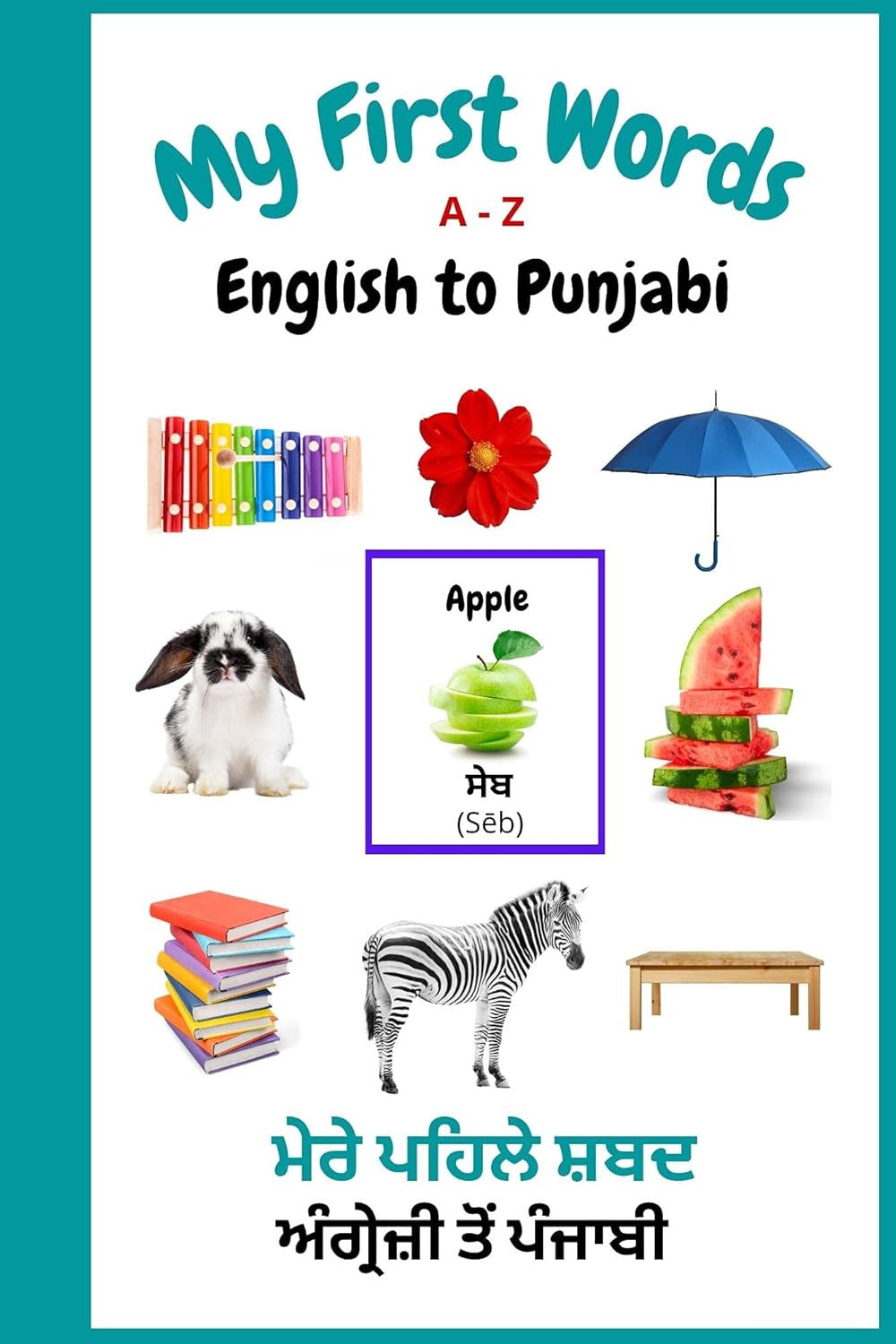 My First Words A - Z (English to Punjabi)