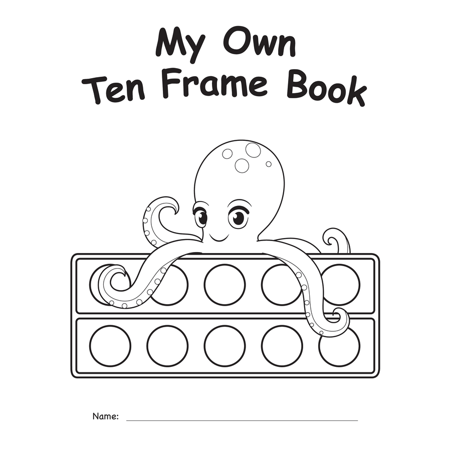 My Own Books: My Ten Frame Book