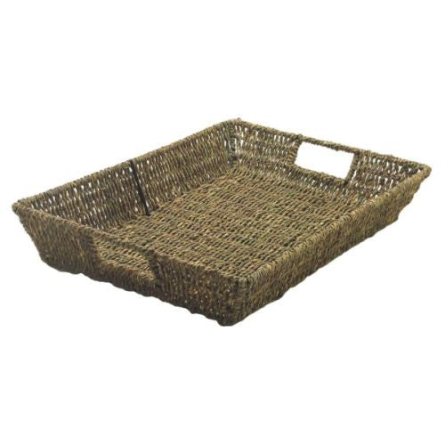 Natural Seagrass Basket cut-ut Handles
