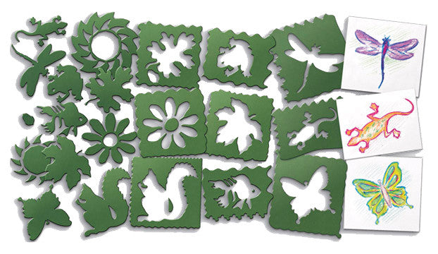 Nature Stencils (10/pk)