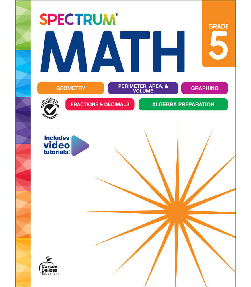 New Spectrum Math Workbook Grade 5