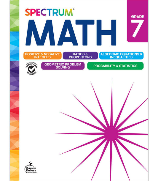 New Spectrum Math Workbook Grade 7