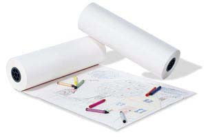 Newsprint Roll - White 36" x 100'