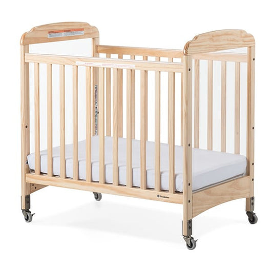 Next Gen Serenity® Compact Crib - Compact Fixed-Side - Clearview Panels