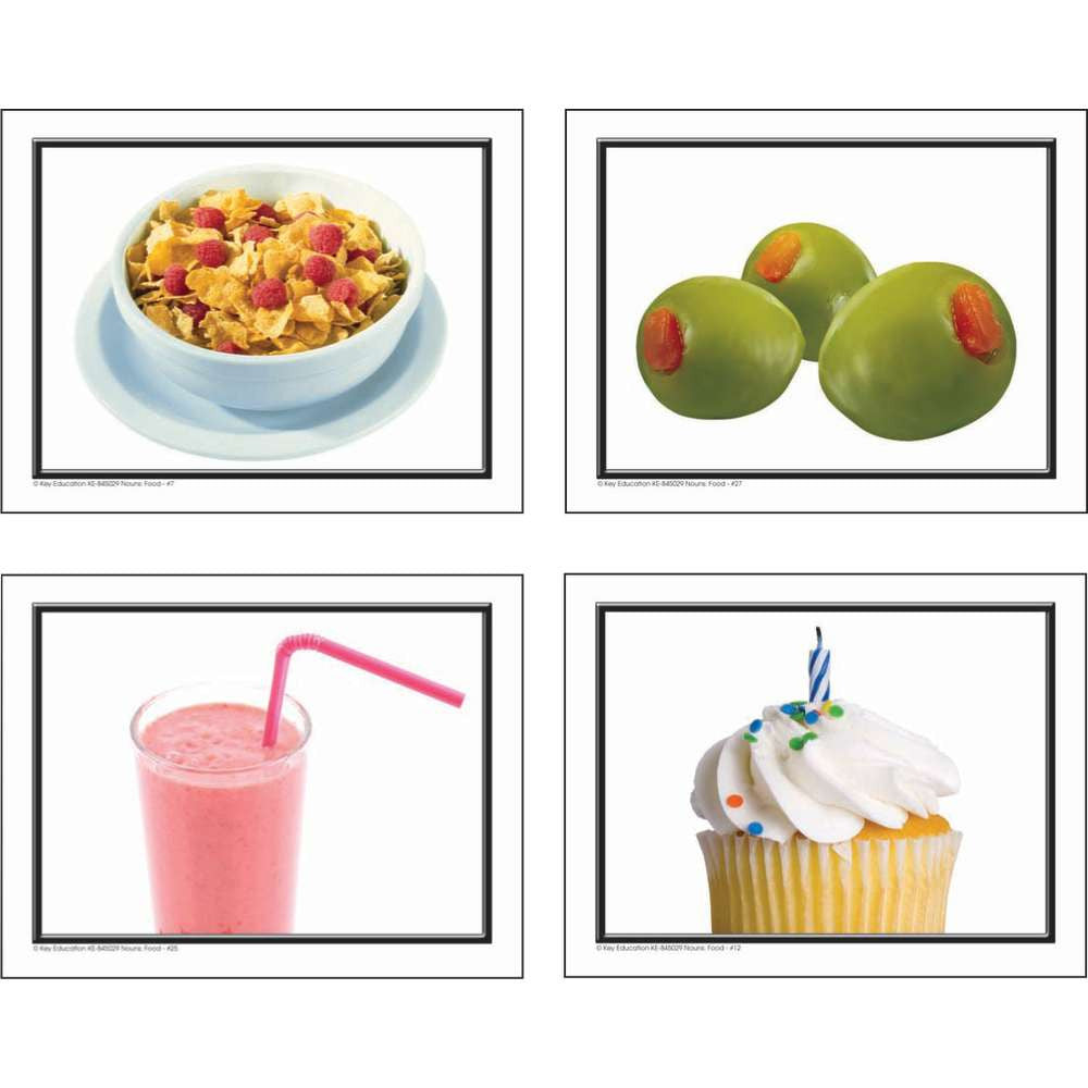 Nouns: More Food Learning Cards