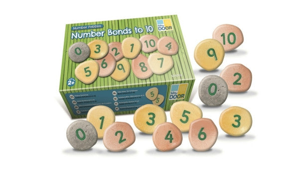 Number Pebbles - Number Bonds To 10 (22 Pieces)