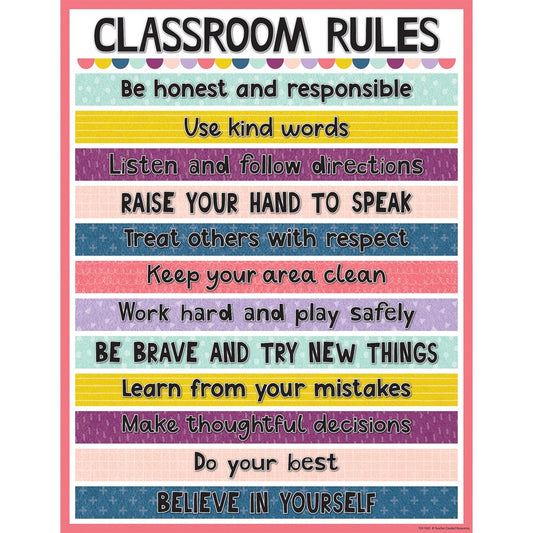 Oh Happy Day Classroom Rules Chart