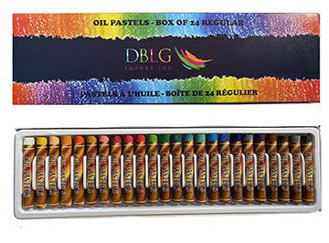 Oil Pastels - Assorted Colours (24 Pack) - Regular 2.3"H
