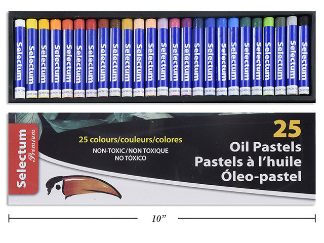 Oil Pastels- Assorted Colours (Pack of 25)