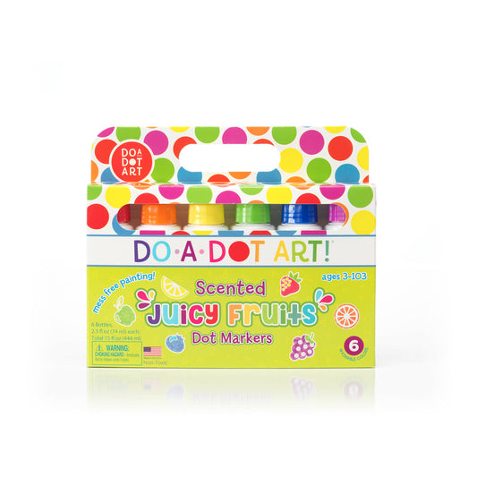 Juicy Fruits Scented Dot Markers - Pack Of 6