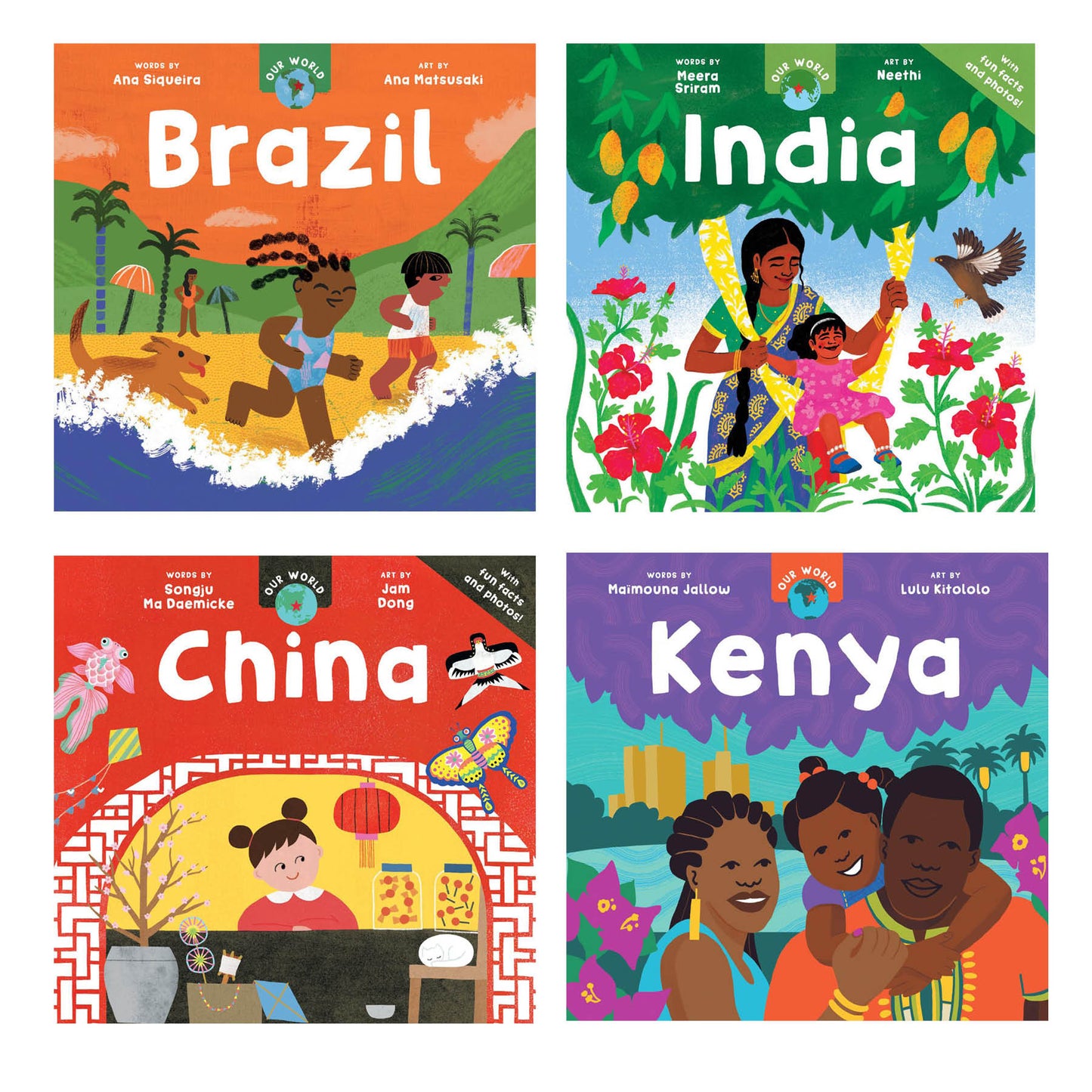 Our World Series 1 (Paperback- Set of 4 Books)