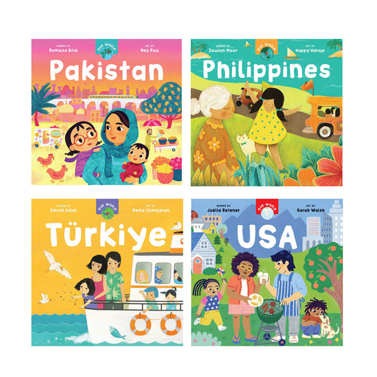 Our World Series 4 (Boardbooks- Set of 4 Books)