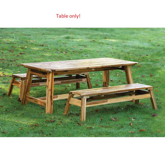 Outdoor Picnic Table & Bench Seat