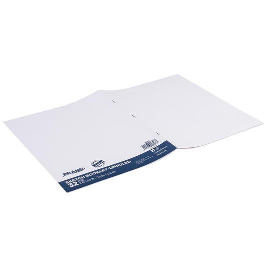 Sketch Booklet - Unruled - 8.5" x 11" - 16 Sheets/32 Pages