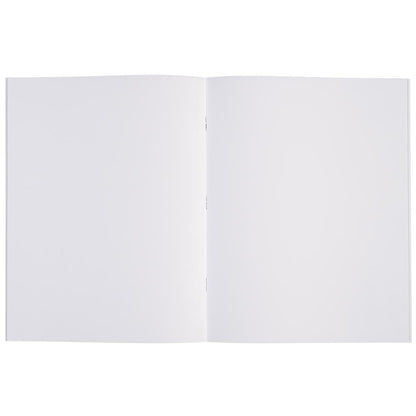 Sketch Booklet - Unruled - 8.5" x 11" - 16 Sheets/32 Pages
