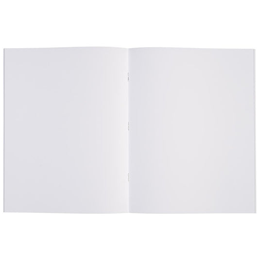 Sketch Booklet - Unruled - 8.5" x 11" - 16 Sheets/32 Pages