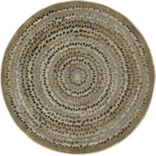 Peaceful Pebbles 13'2" Round Stone Carpet